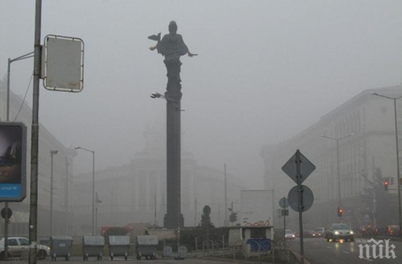 Въздухът в София отново е опасно мръсен, но няма да има зелен билет