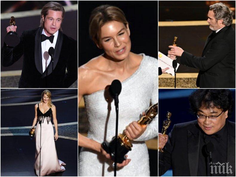 ГОРЕЩО В ПИК: Вечерта на наградите Оскар - южнокорейският Паразит обра статуетките! Вижте звездите в бляскавата нощ и пълния списък с наградени (СНИМКИ/ОБНОВЕНА)