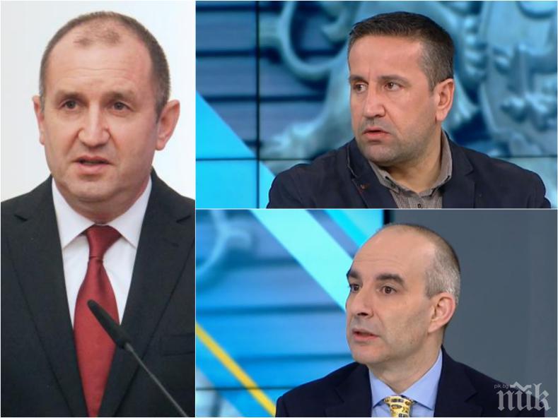 АНАЛИЗ: Харизанов с остри думи към Румен Радев, Волгин иска повече правомощия за президента 