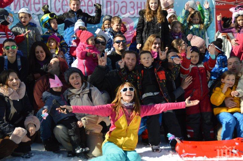 400 малчугани се качиха за зимния семеен фест и снежно шоу на Витоша (СНИМКИ)