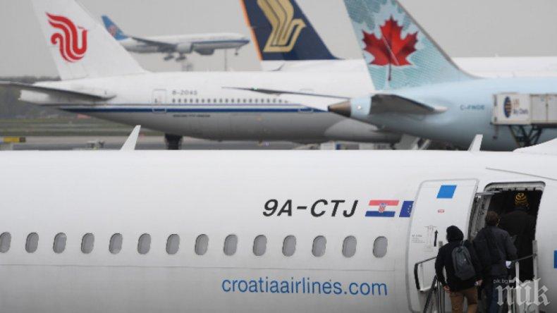 Хърватските авиолинии с директни полети до България