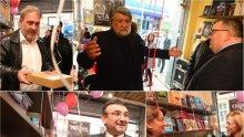 Вижте как елитът честити първия рожден ден на книжарница "Милениум" (ВИДЕО)