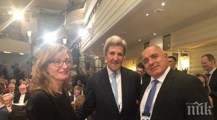 първо пик борисов среща бившия държавен секретар сащ джон кери българия щатите стратегически партньори споделяме общи ценности