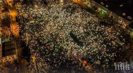 хиляди хора излязоха градовете черна гора защита сръбската православна църква