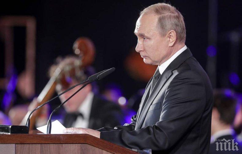 Путин доволен от борбата с тероризма