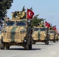 Голям турски военен конвой влезе в Идлиб 