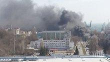 ПЪРВО В ПИК: Огромен пожар вилнее във Варна - гъсти кълба дим се носят над града (СНИМКИ)