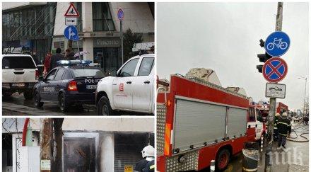 първо пик пожар стресна столичани централно кръстовище снимки обновена