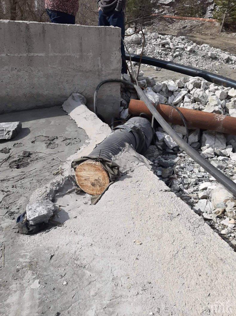 Незаконните тръби от хвостохранилището на „Лъки Инвест” АД вече са премахнати