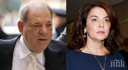 признаха харви уайнстийн виновен две петте обвинения грозят години затвор изнасилване