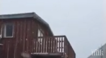 времето побърка пожарите жегите сняг заваля австралия видео