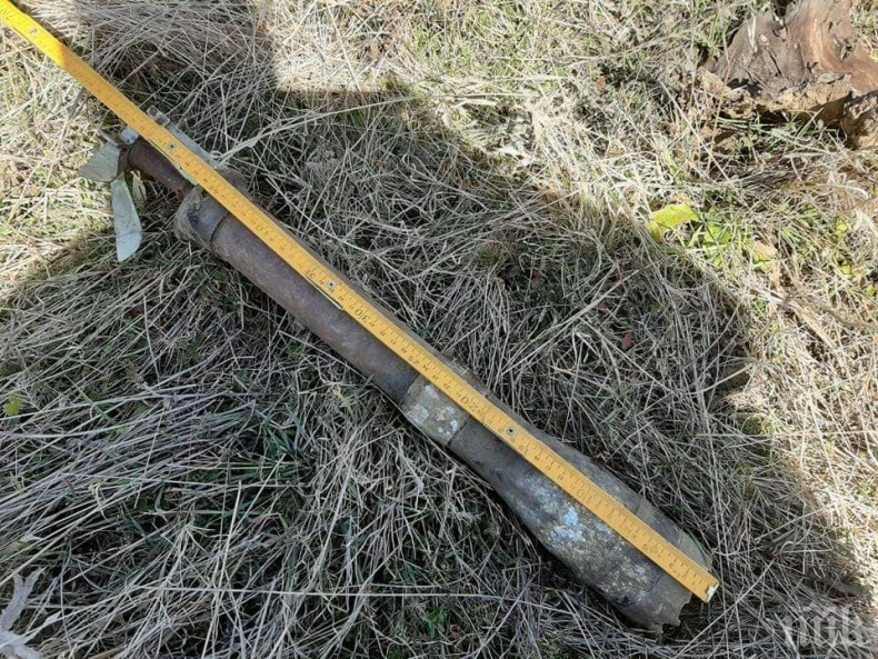 Военнослужещи от Сухопътните войски унищожиха невзривен боеприпас (СНИМКИ)