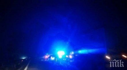 внимание катастрофа блокира едната лента магистрала тракия посока софия