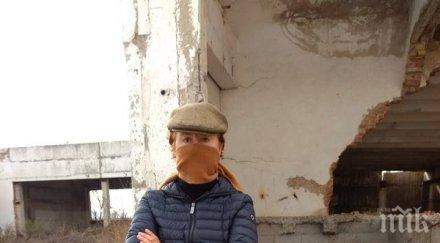 зелен октопод увива пипалата души девня снимки