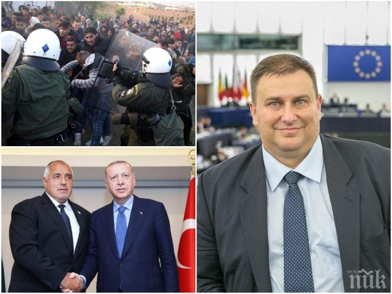 САМО В ПИК! Евродепутатът Емил Радев с разкрития за бежанската криза от ЕС: Може да се реши само по дипломатически път - всички разчитат на Бойко Борисов и преговорите му с Ердоган