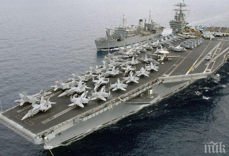 Американският самолетоносач „Айзенхауер“ навлезе в Средиземно море