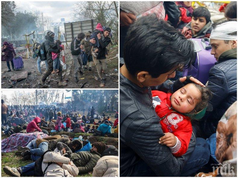 НЕУДЪРЖИМ НАПЛИВ: Хиляди бежанци поеха от Турция към Европа (ВИДЕО)