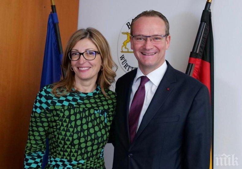 Екатерина Захариева обсъди ситуацията по външните граници на ЕС и коронавируса с германския външен министър Хайко Маас