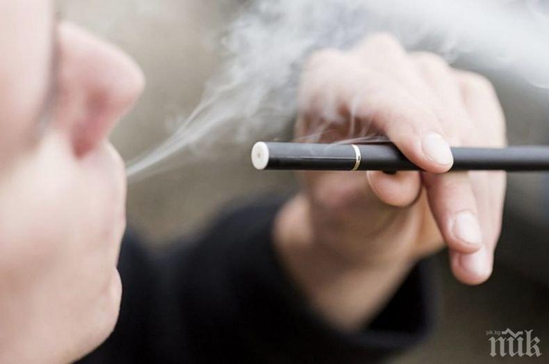 Електронните цигари увеличават риска от инфекции в устата