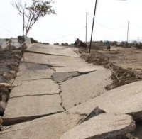 Огромно свлачище в Свищов след проливните дъждове