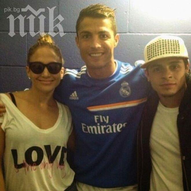 Джей Ло се снима със звезди на Реал (Мадрид) (снимки)