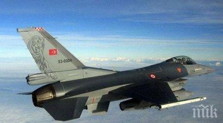 сирийската армия направила неуспешен опит свали турски изтребител
