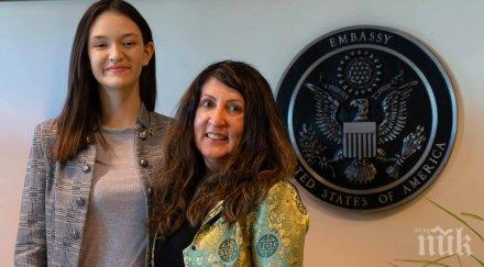 българско момиче победи конкурса посланик един ден 2020 запозна херо мустафа агент фбр снимки