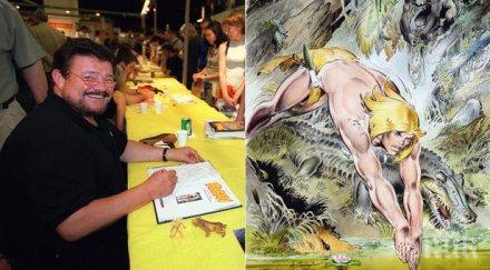 почина художникът андре шере автор култовия комикс рахан