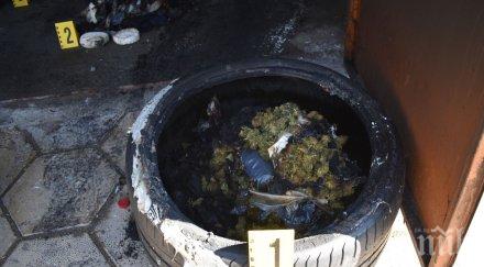 арестуваха пловдивчанин подпалил гуми прикрие дрогата гаража