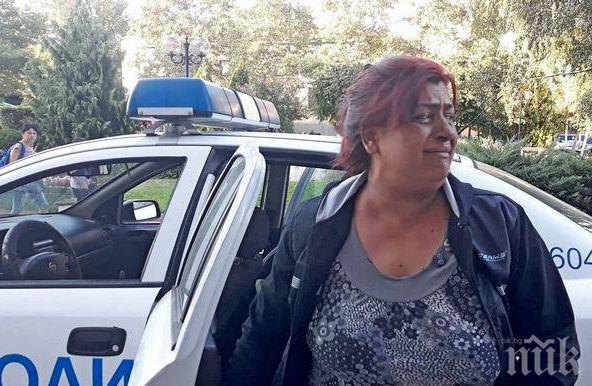 РАЗЮЗДАНА РАБОТА: Пияна циганка с грозни жестове към полицаи