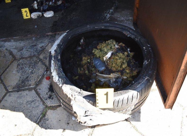 Арестуваха пловдивчанин, подпалил гуми, за да прикрие дрогата в гаража си