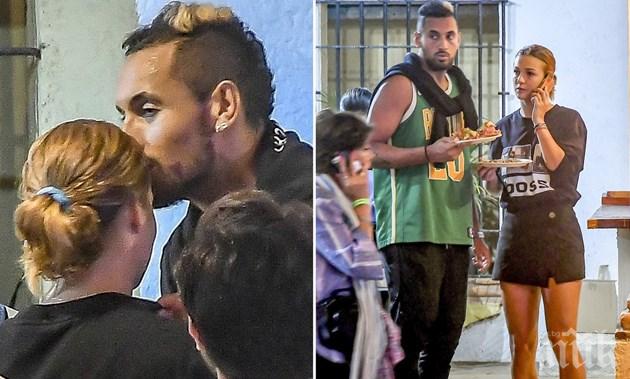 Изловиха Кириос с рускиня