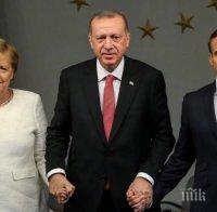 Ердоган обяви, че Меркел и Макрон отиват в Турция за мигрантите