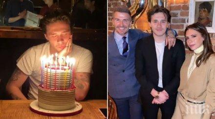 бруклин бекъм рожден ден 100 хил паунда снимка