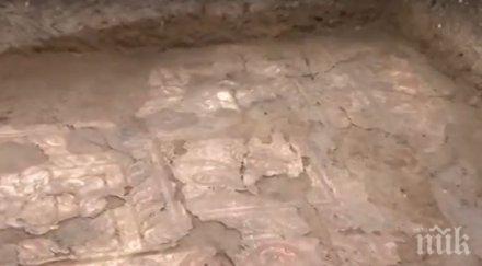 уникална находка златни монети римски мозайки ранното християнство откриха болницата девня