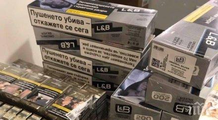 митничари хванаха контрабандни цигари летище бургас