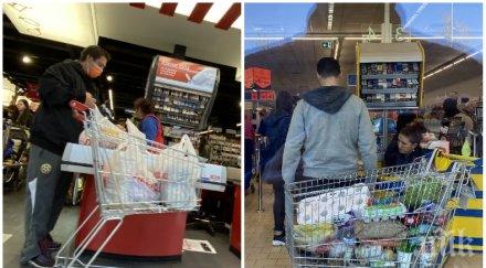 горещо пик българите спокойни извънредното положение опашки магазините сложиха маски фото репортаж