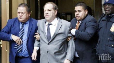 харви уайнстийн настанен болница няколко часа осъден