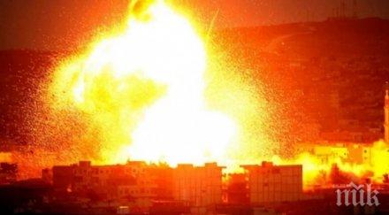 сащ нанесоха ракетни удари ирак