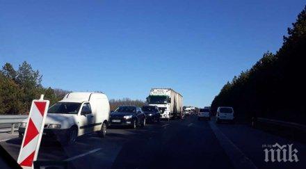 първо пик ремонтите тракия затапиха трафика снимки