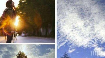 слънчев мартенски ден оставете вкъщи зимните якета пролетта напомни себе карта