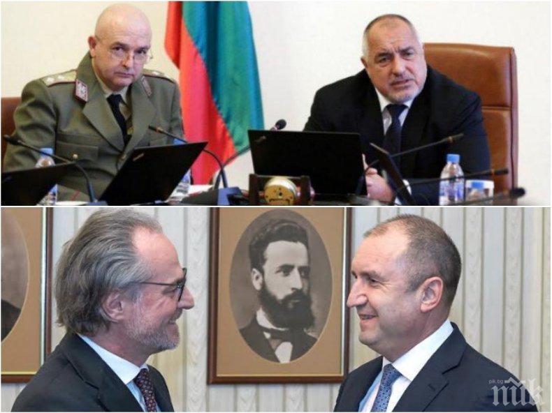 УДАРИ ДЪНОТО: Вместо Радев да помага на властта в борбата срещу коронавируса, държавният глава на седянка с Лозан Панов - мъже ли са...