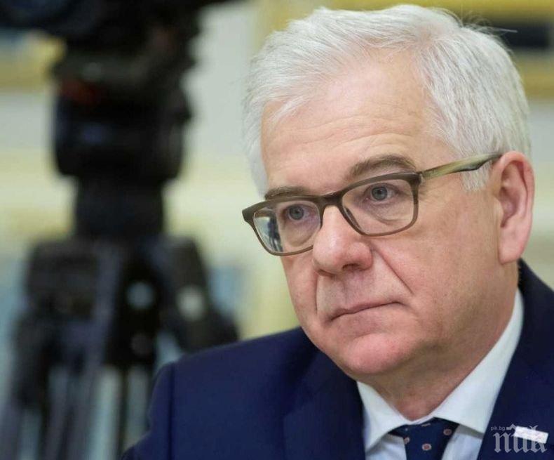 Външният министър на Полша готов да се срещне с първия дипломат на Русия