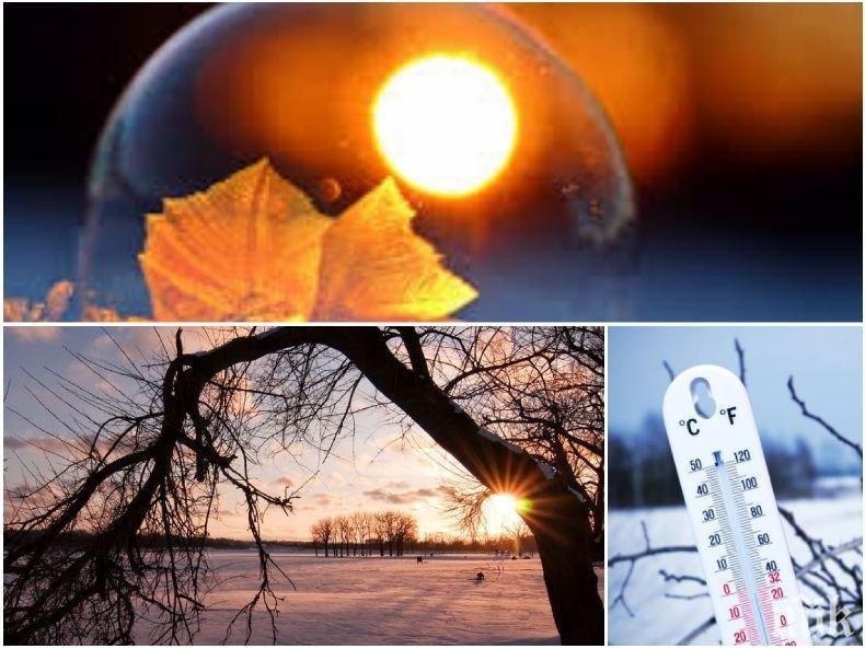 ЗАТОПЛЯ СЕ: Изпращаме годината със слънце. Температурите скачат до 12°, а в новогодишната нощ до 5°