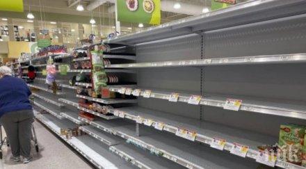 флорида осъмна празни рафтове хранителните магазини