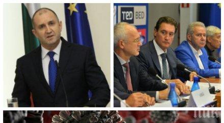 извънредно пик президентът радев разговаря работодателите мерките извънредното положение обновена