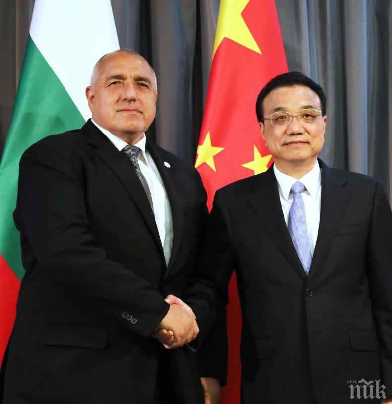 ПЪРВО В ПИК: Борисов се чу с Ли Къцян - Китай в готовност да ни изпрати защитни средства