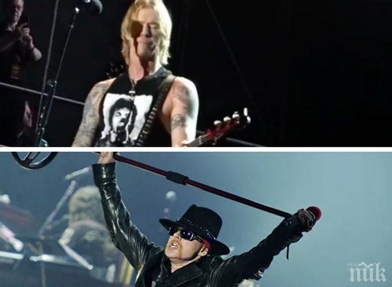 За първи път от 27 години: Guns NRoses изпълниха хита си So fine на концерт