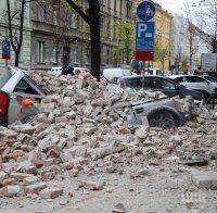 ПЪРВИ СНИМКИ от ужаса на земетресението в Хърватия