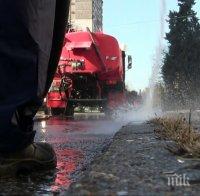 В Троян започна дезинфекцирането на улици и открити площи